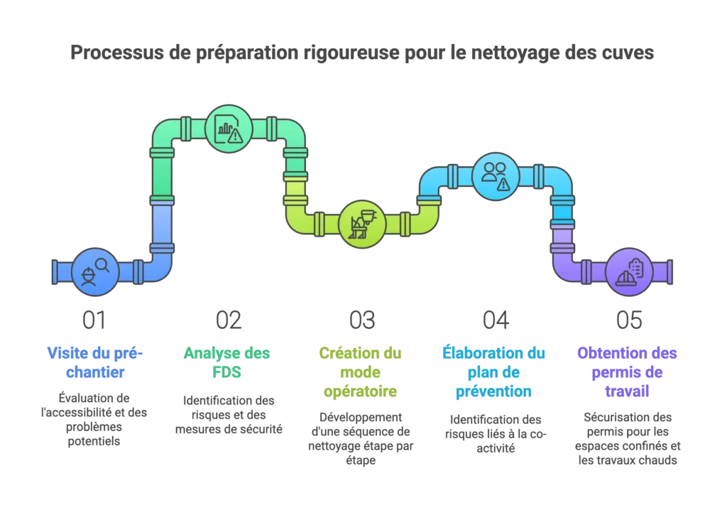 La préparation des arrêts techniques