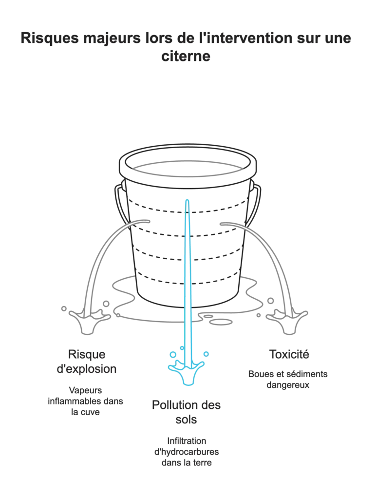 Risques majeurs d'une cuve à carburant